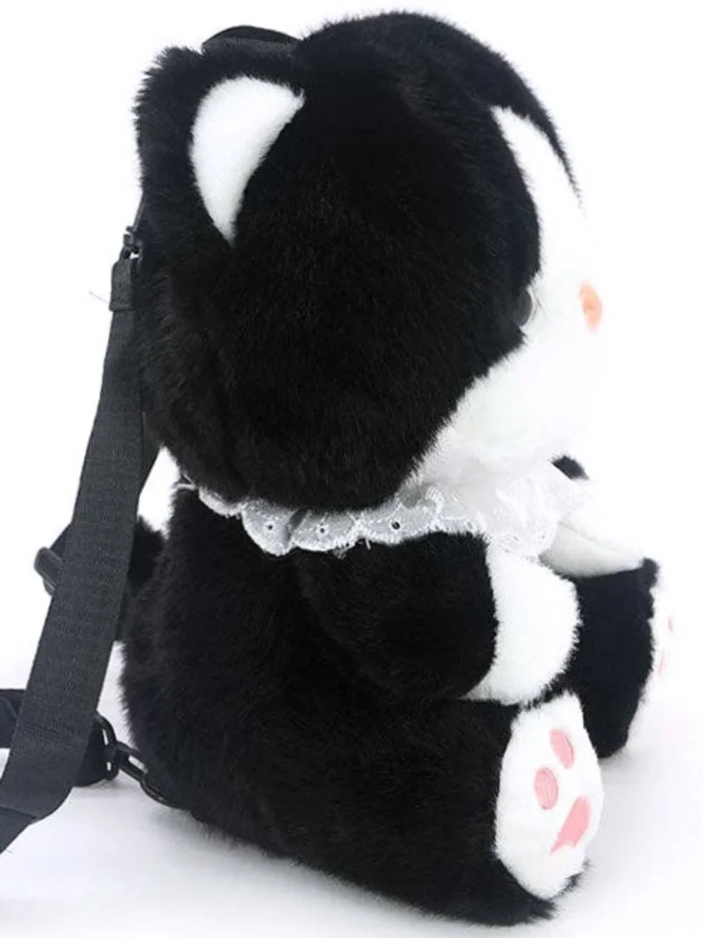 NEW SPOOKYVILLE CRITTERS Cute Tuxedo Cat Plush Backpack